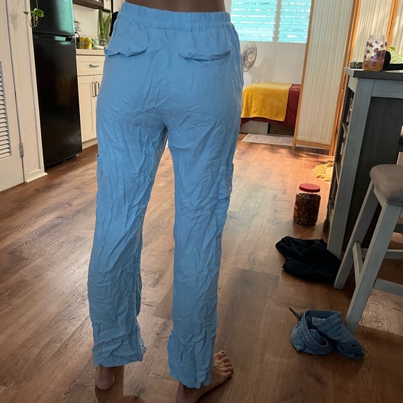 Linen Cargo Pants - Picture 4 of 4